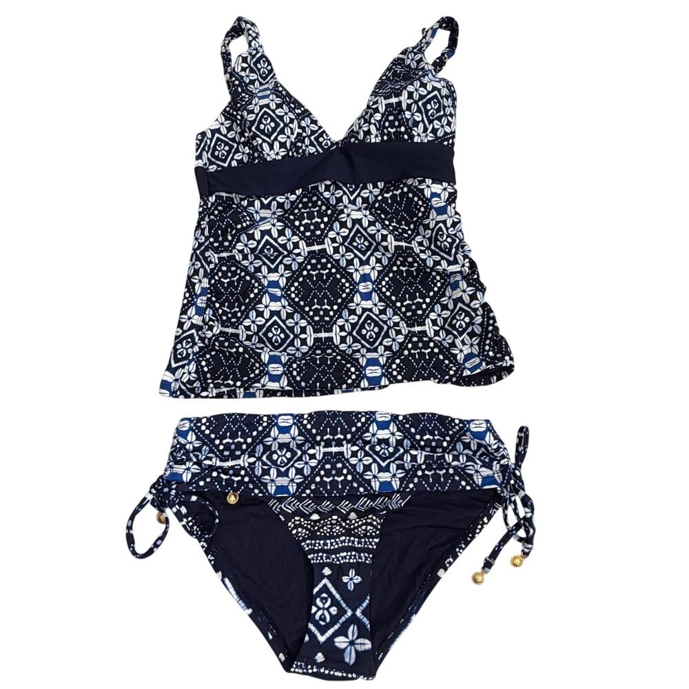 Tommy‎ Bahama Women's Navy Tankini Swimsuit NWT size S/M